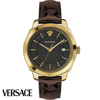 Versace VEV900319 Icon Classic gold brown Leather Swiss 